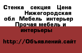 Стенка - секция › Цена ­ 2 999 - Нижегородская обл. Мебель, интерьер » Прочая мебель и интерьеры   